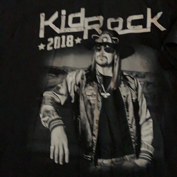 Kid Rock red nick red blooded rock & roll tee shirt - Picture 3 of 5